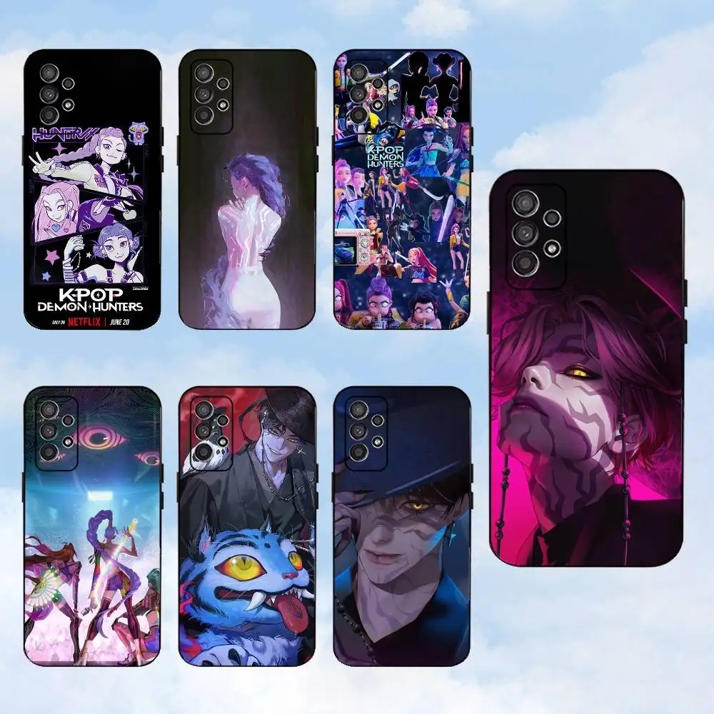 

Kpop D-Demon H-Hunters Phone Case For Samsung S25,S24,S23,S22,S21,S20,S10,Ultra,Plus,Lite,FE,Soft Silicone Black Cover