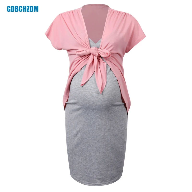 

Sexy Womens Dress Maternity Casual Sleeveless Solid Color Crew Neck Tanks Dress Pregnancy Summer Sexy Bodycon Dresses vestido