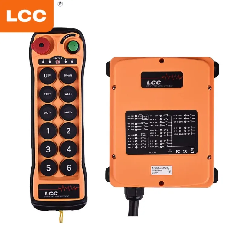 Q1212 Wholesale Double Speed Industrial Wireless Crane Radio Remote Control