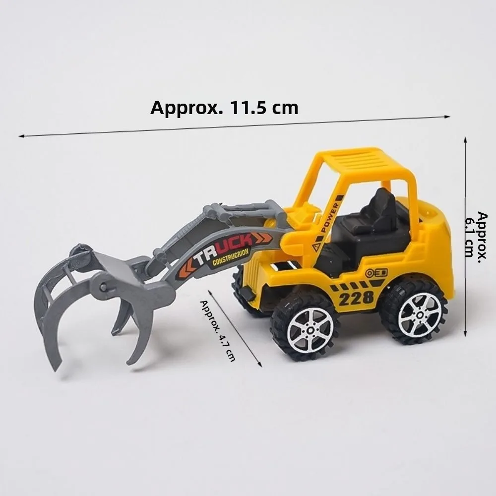Plastic Engineering Transport Vehicle Toys 10 Styles Drop Resistant Tractor Excavator Bulldozer Children Collection Gifts
