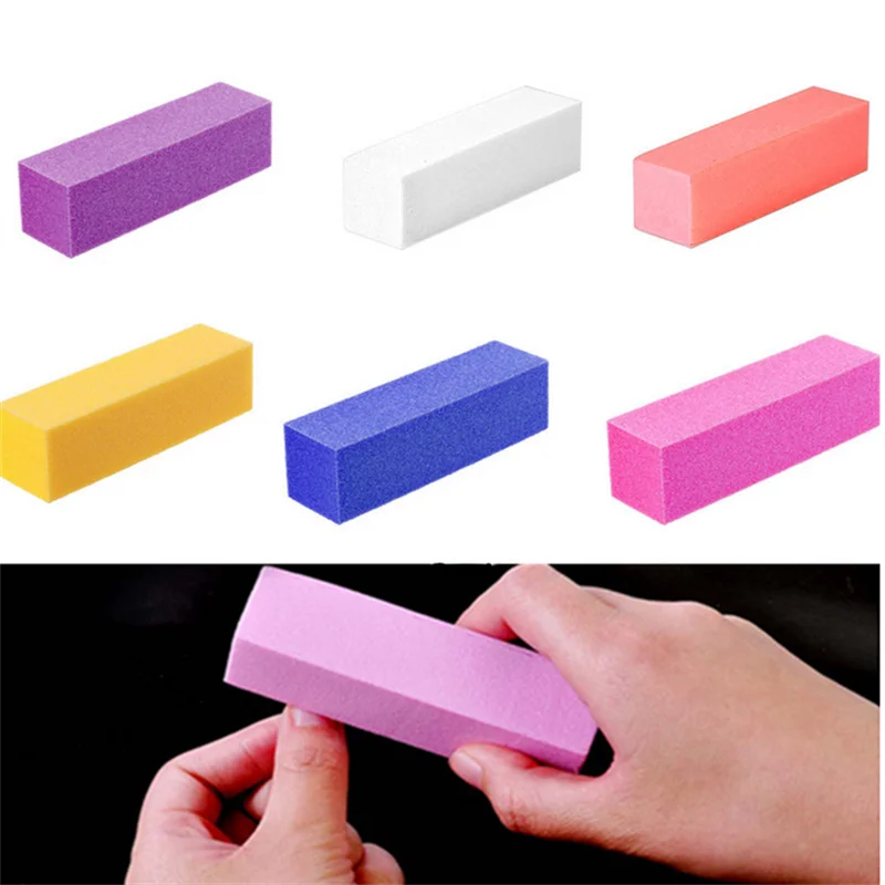 10/20/50Pcs Professional Nail Buffer Nail File Polisher Block Manicure Pedicure Files Sanding Polishing Sponge Nail Art Tools
