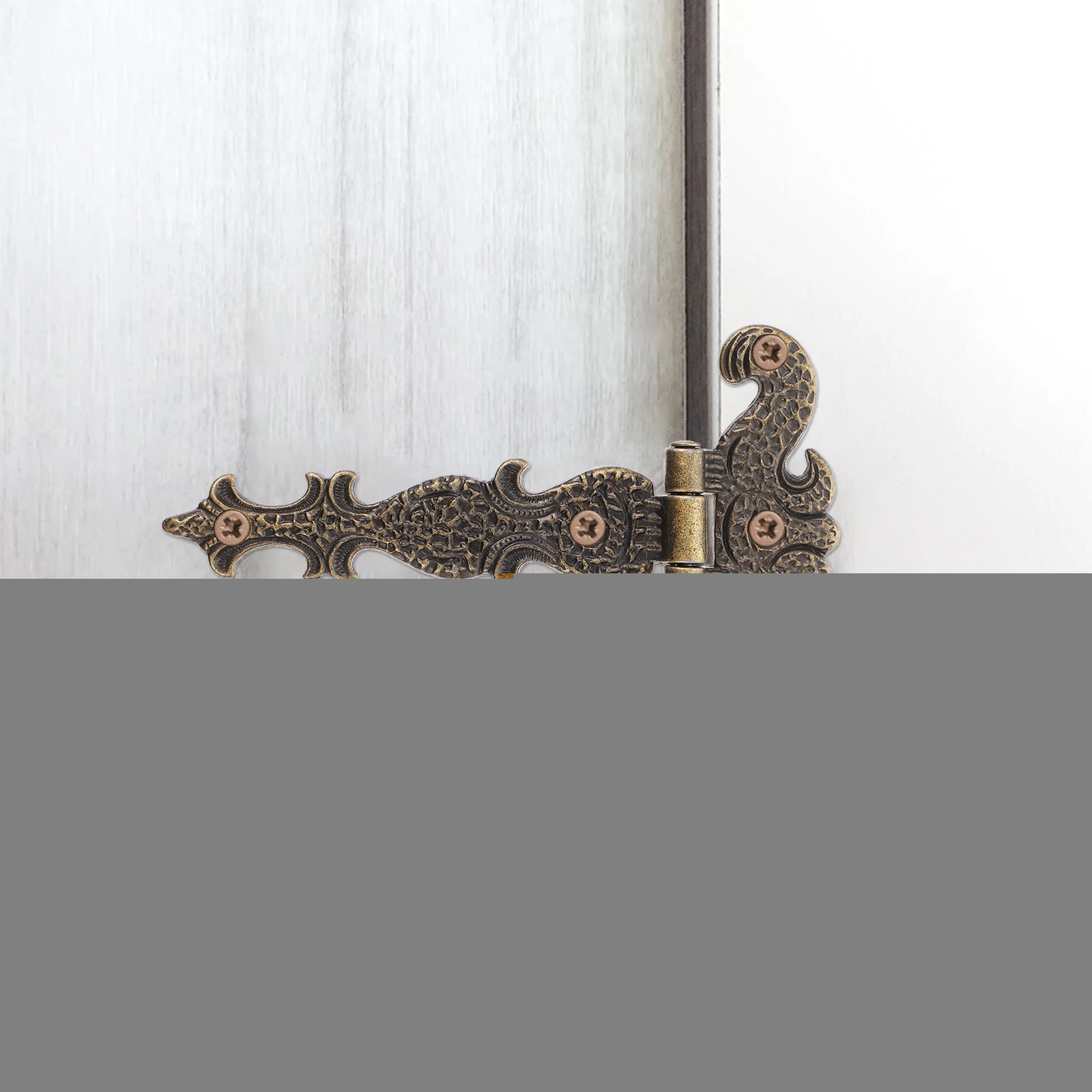 

2 Pcs Zinc Alloy Hinges Durable Furniture Accessories for Drawer Cabinet Cupboard Storage Box Corrosion Resistant Anti Rust Home