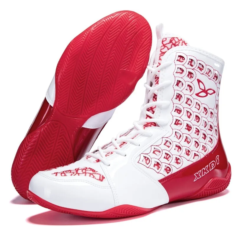Professional Wrestling Shoe Unisex Breathable Boxing Shoe Man Anti-Slip Boxing Fighting Boots Wearable Gym Training Shoe Couples