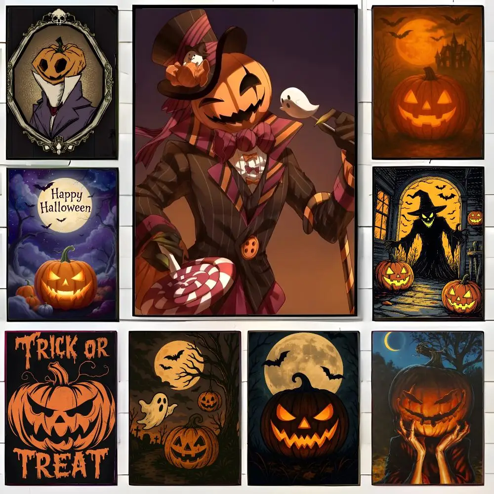 jack o lantern Poster Wall Art Print Decorative Mural Home Decor Gift Unframed