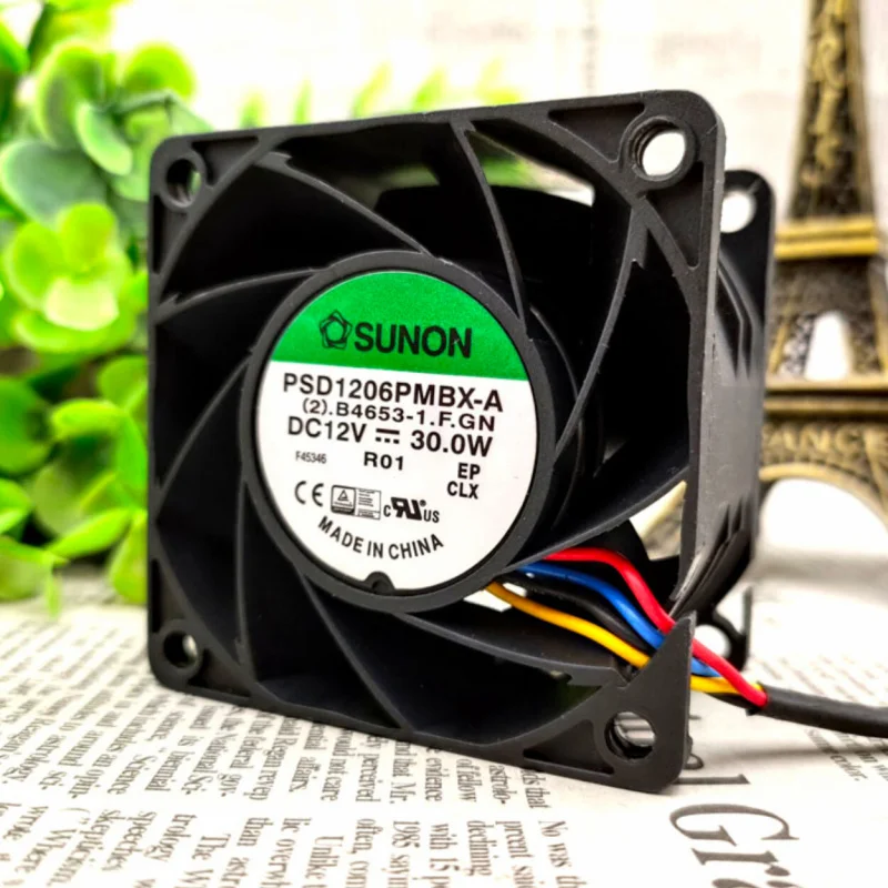 X For SUNON PSD1206PMBX-A | 12V 30.0W | 6CM | Violent Server Cooling Fan 1PCS