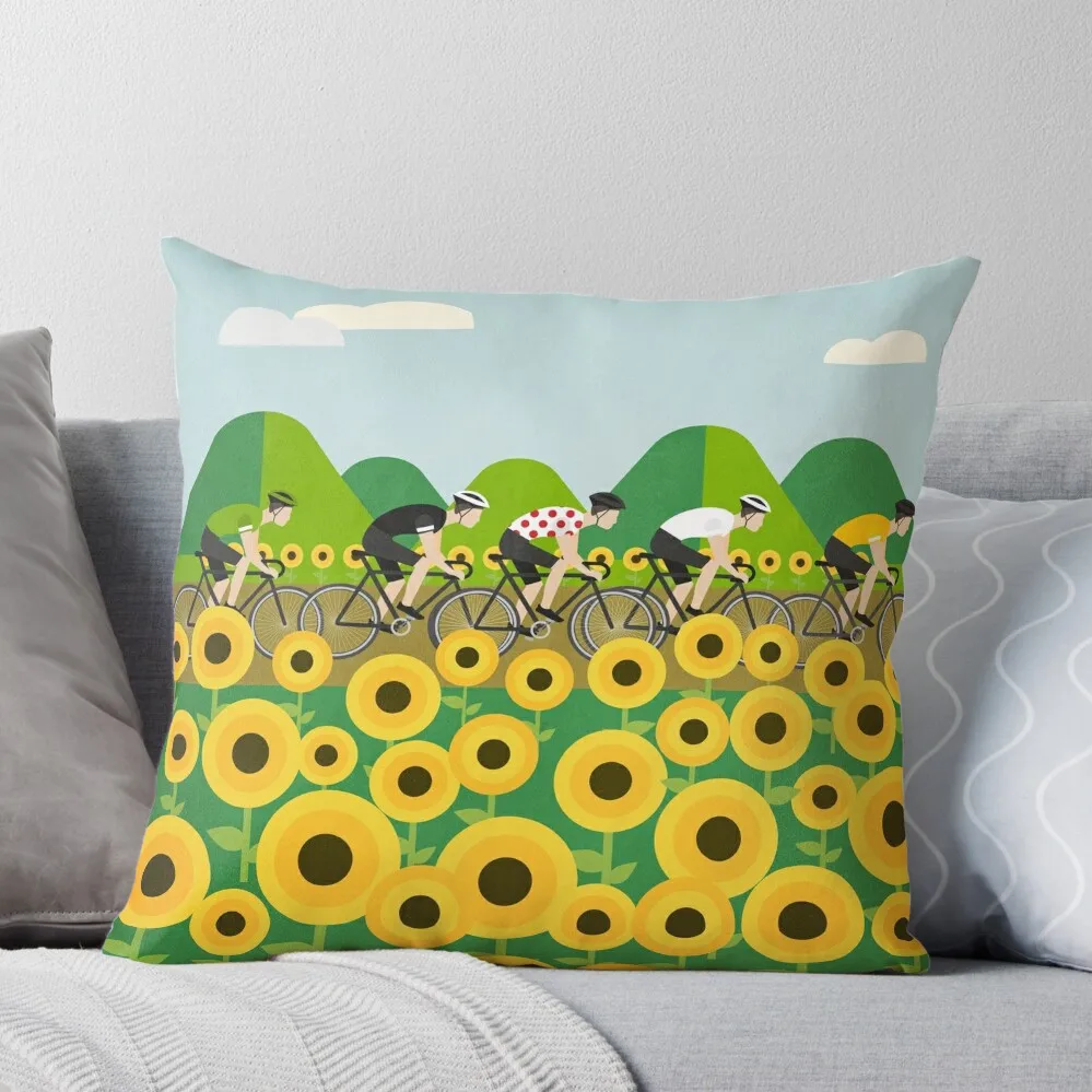 Le Tour I Throw Pillow autumn pillowcase Cushions