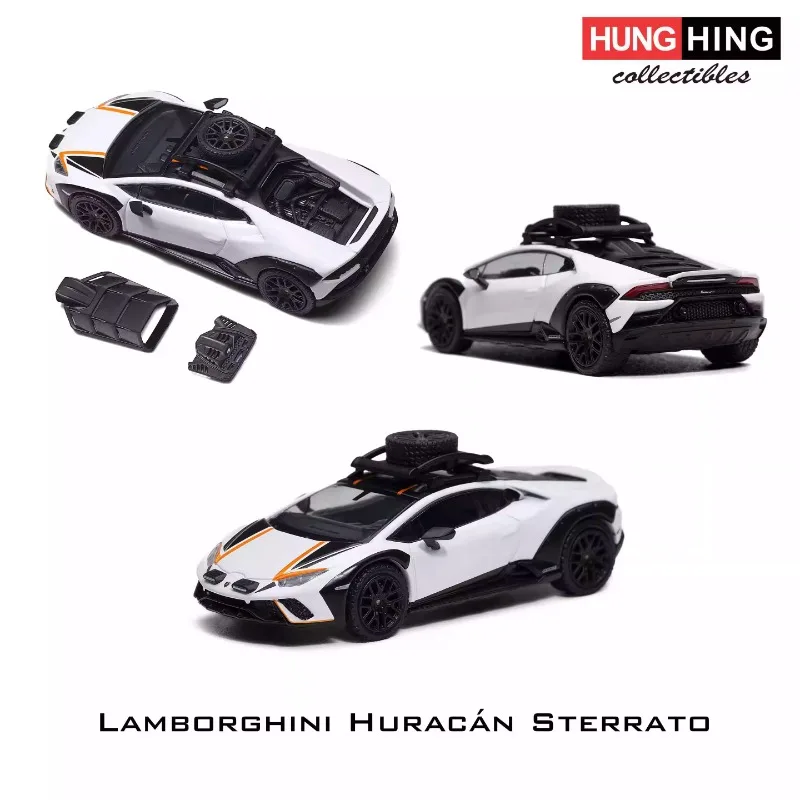 

In stock 1:64 Lamborghini HURACAN STERRATO die-cast alloy car model, boy gift toy, adult decorative collectible ornament.