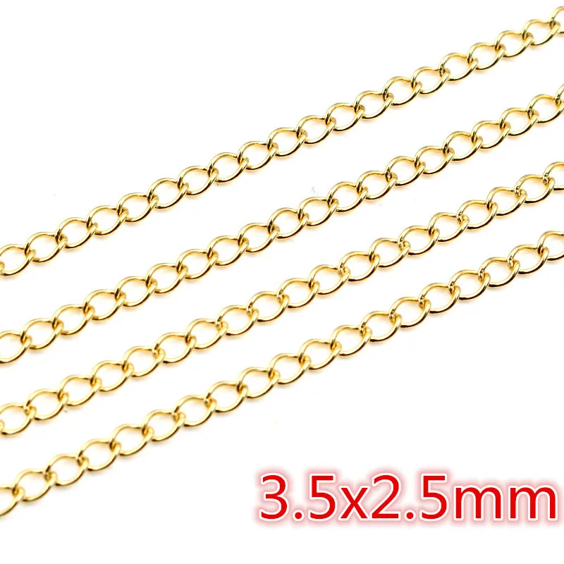 Never Fade Stainless Steel Gold Plated Necklace Chains