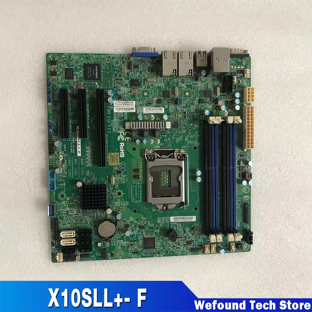 LGA1150 Pin E3-1200 Series V3 For Supermicro Server Motherboard X10SLL+- F