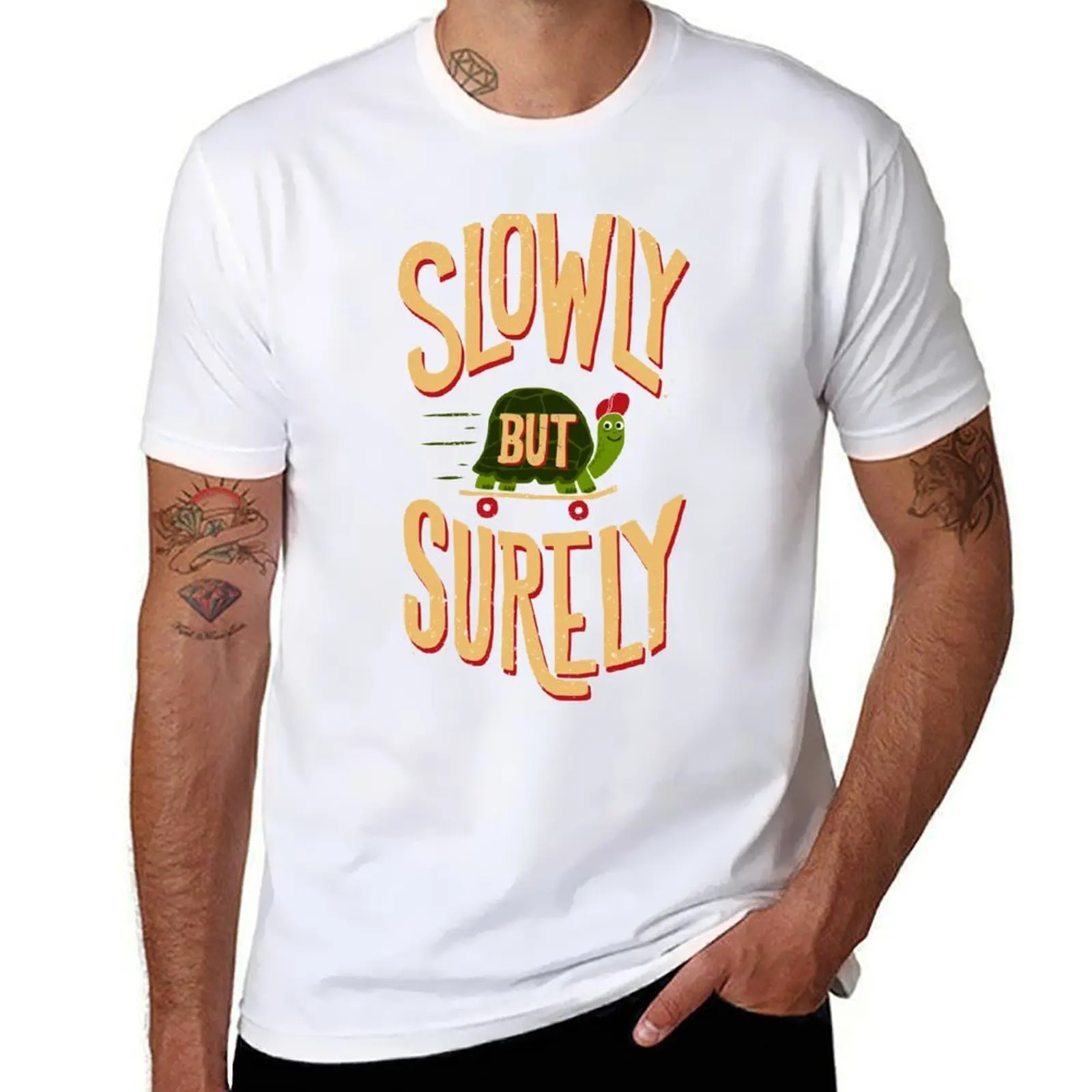 Slowly But Surely T-Shirt man t shirt summer essential t shirt T-Shirt