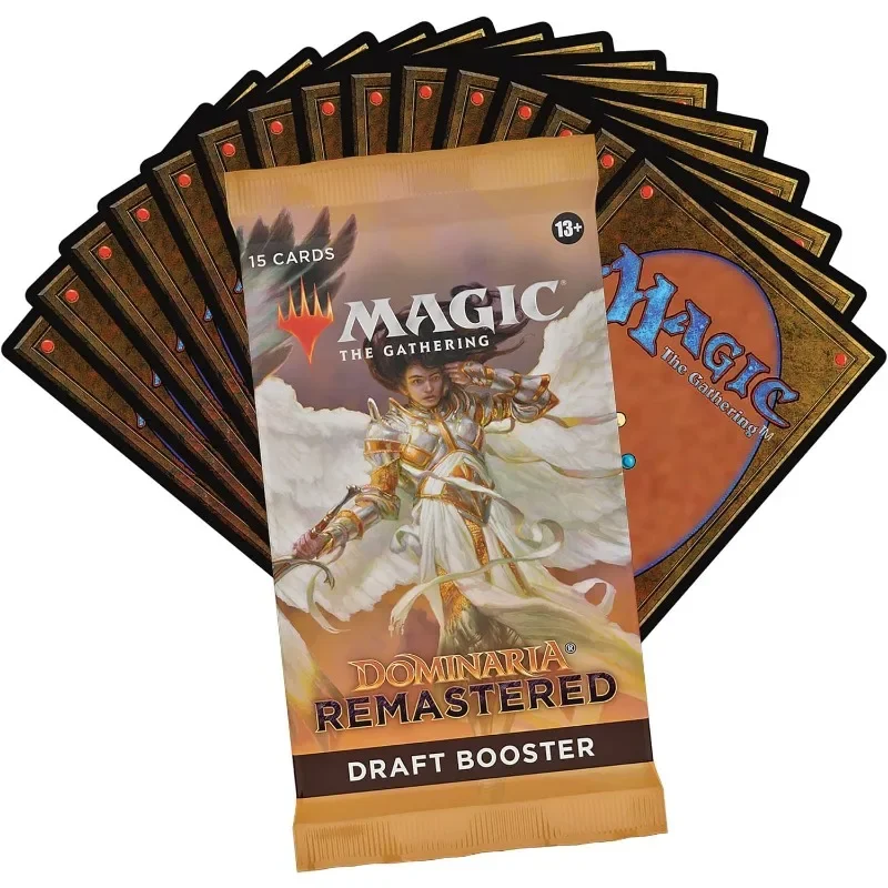 Dominária Cartões Comerciais para Crianças, Original Magic the Gathering, Draft Inglês, Booster Box, Presentes de Coleção, Remasterizado