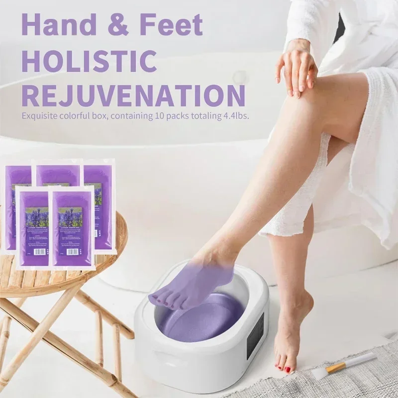 2026 200g/450g Paraffin-Wachsbad für Hände & Füße, Peel-Off-Maske, Feuchtigkeitsspendende Handmaske, 1/3 Stück – Detail 11
