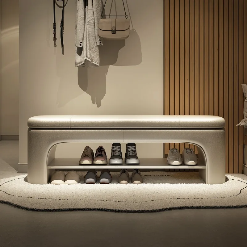 الأخضر خزانة خذاء حديثة الشمال تخزين وسادة مدخل مقاعد البدلاء خزانة خذاء المنظمون الممر Szafka Na Buty أثاث المنزل