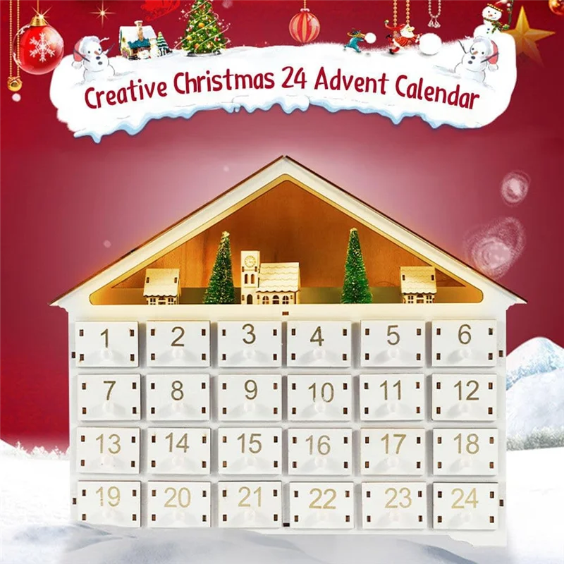 ABPQ-عيد الميلاد التقويم الديكور العد التنازلي التقويم DIY الكبار الأطفال هدية عطلة الديكور #3