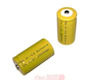 2x Ni-Cd 1.2V 2500MAH C:26*50mm Rechargeable Battery for Light Backup power