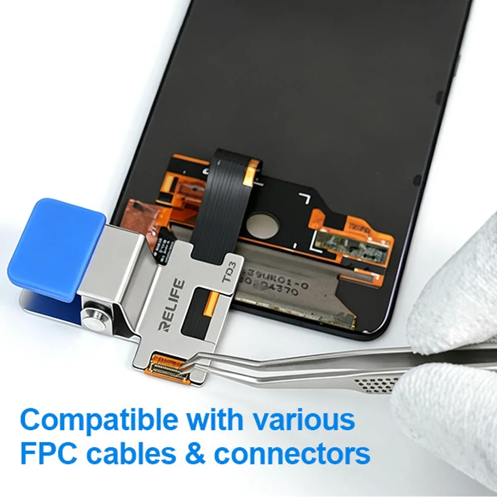 RELIFE TD3 Universelle FPC-Klemme für Handy-Motherboards, LCD-Bildschirme, FPC-Kabel/Anschlüsse, Reparatur-Klemm- und Befestigungswerkzeuge – Detail 5
