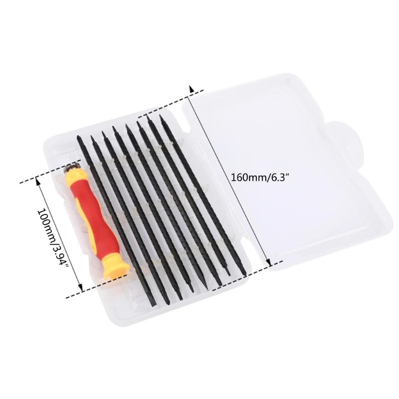 Jeu tournevis d'isolation polyvalents, d'embouts tournevis magnétique 9 en 1