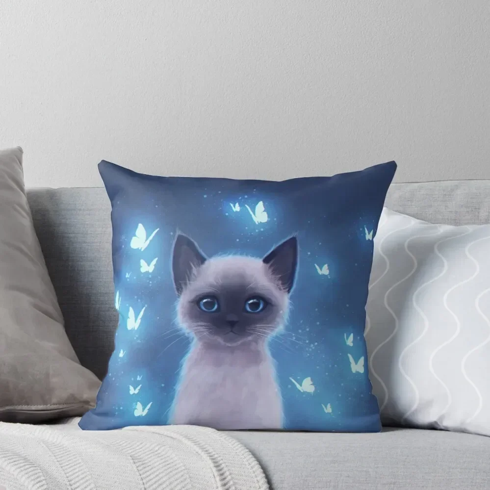 

Siamese kitten Throw Pillow Decorative Sofa Cushion Pillowcase Cushion sleeping pillows Christmas Covers For Cushions pillow