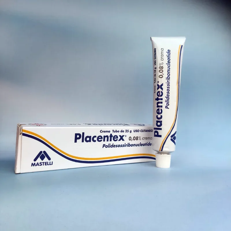 Italy Placentex Salmon Hydration Repair Cream 25g Sensitive Skin Regeneration Repairing Scars and Acnes Damaged Skin Care