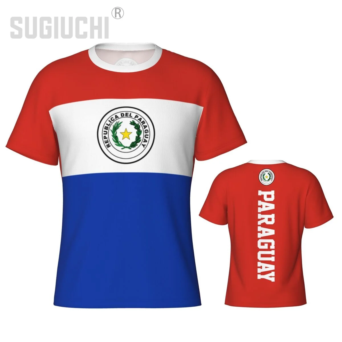 Tight Sports T-shirt Paraguay Flag Paraguaian 3D For Men Women Tees jersey Clothes Soccer Football Fans Gift Patriotic T shirt