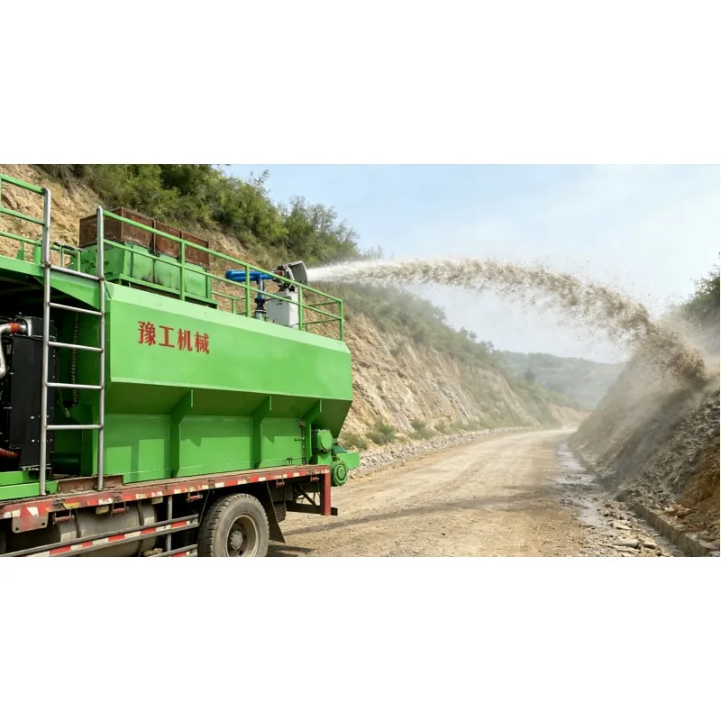 Customized High Pressure Diesel D Hydroseeding Spray Grass Seed Machine Soil Hydroseeder