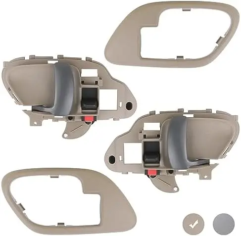 

Interior Door Handle w/Bezel Kit Tan for 1995-2002 Chevy GMC Trucks SUVs