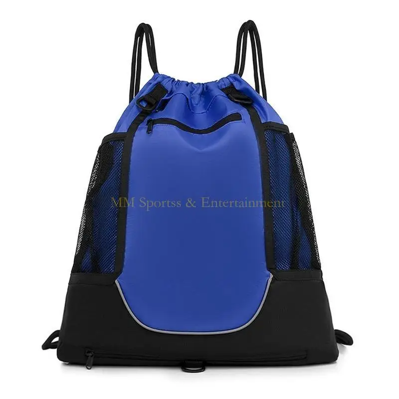 31BE Basketball Gym Sports Poldable Sackpack Soccer Soccer Sacs Sacs Boy Girl Drawstring à avec sacs en mailles