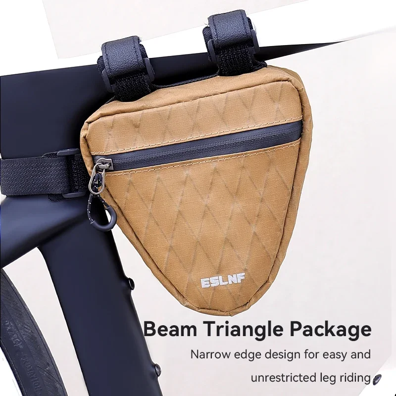 

ESLNF Bike Triangle Frame Pack Small Compact Storage Tool Bag for Road Mountain Bike Bike Storage Triangle Bag Bicycle Bag