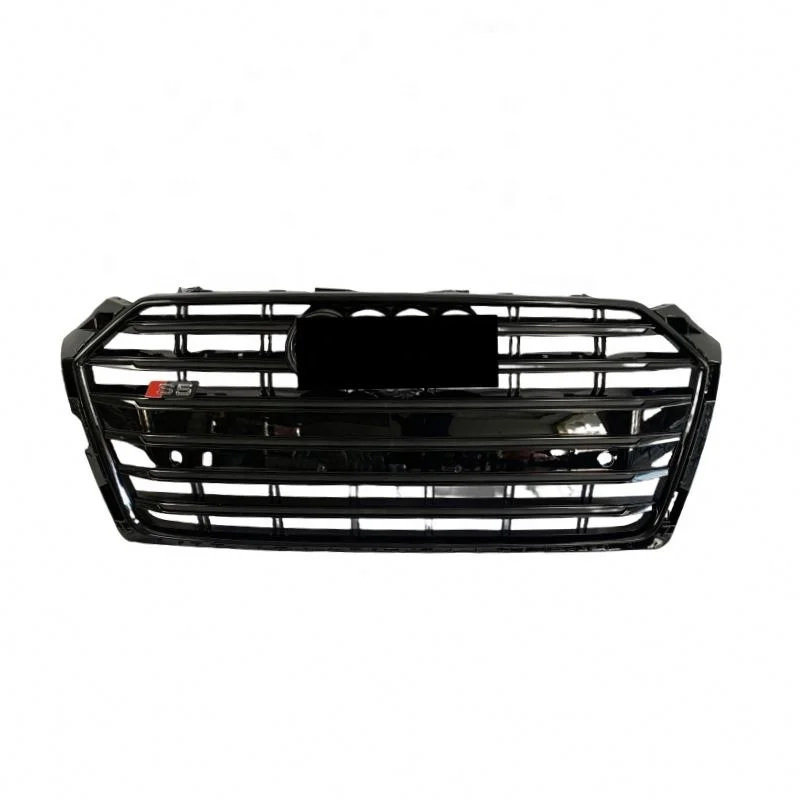 2017-2019 Abs Gloss Black Double Line Front Grilles Grille For Audis A5 S5 2017 2018 2019