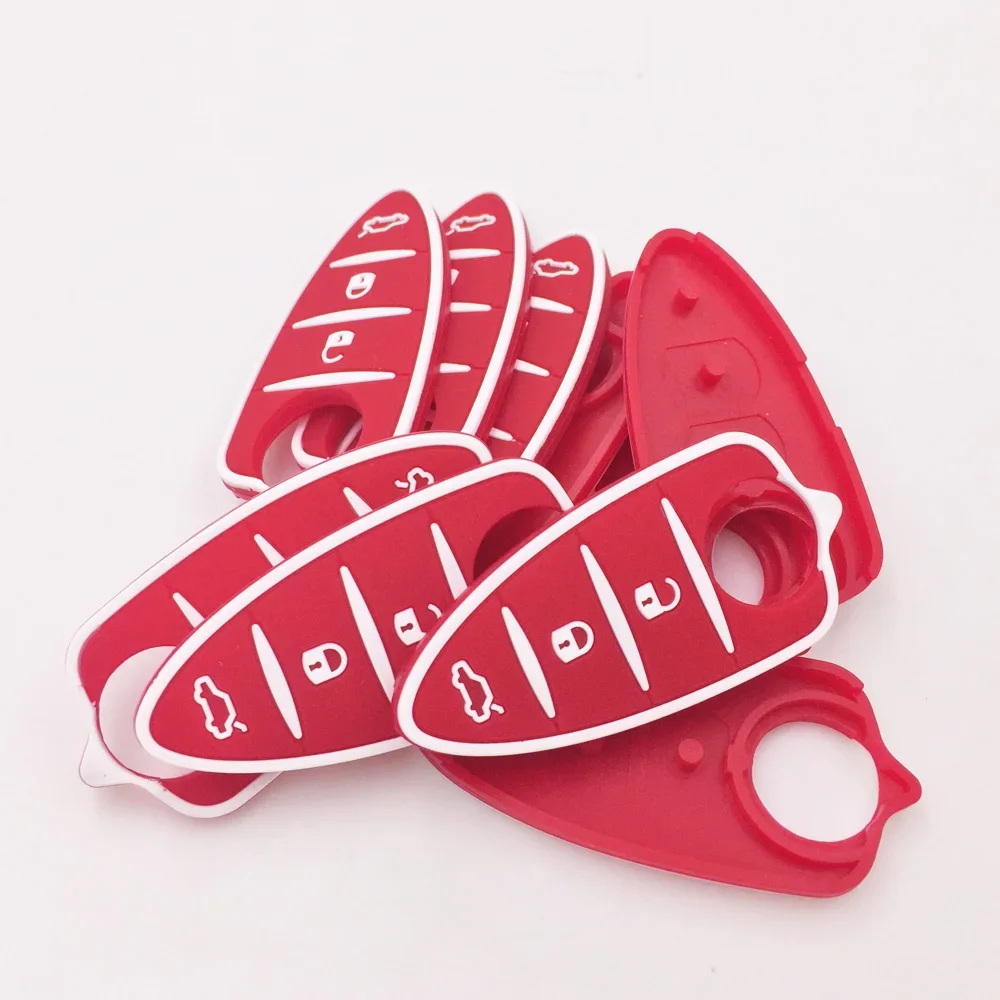 Xinyuexin Silicone Car Key Pad for Alfa Romeo 4C Mito Giulietta Myth 159 GTO GTA Flip Remote Key Auto Part Car Accessories