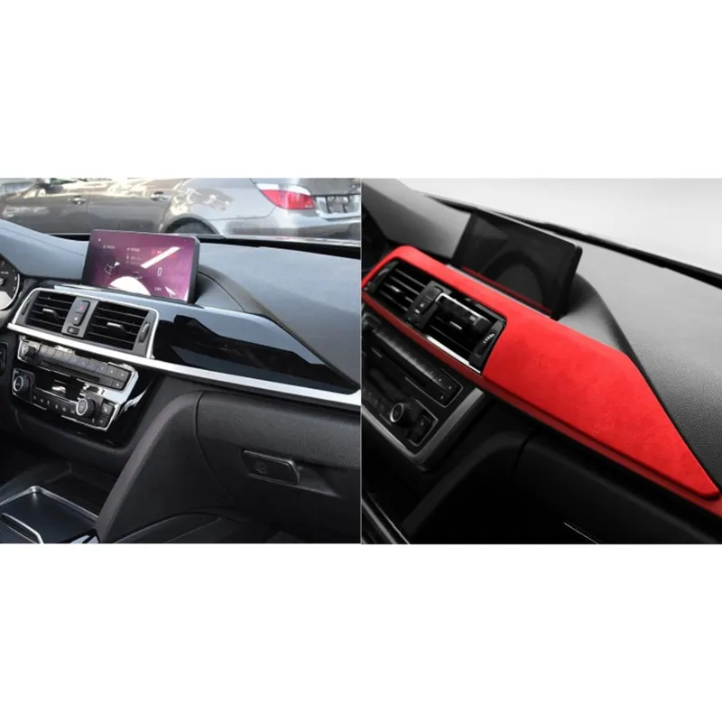 A98M LHD For BMW 3 Series F30 F31 F36 Interior Accessories-Rolling Wrap Center Console Dashboard Panel Trim Style