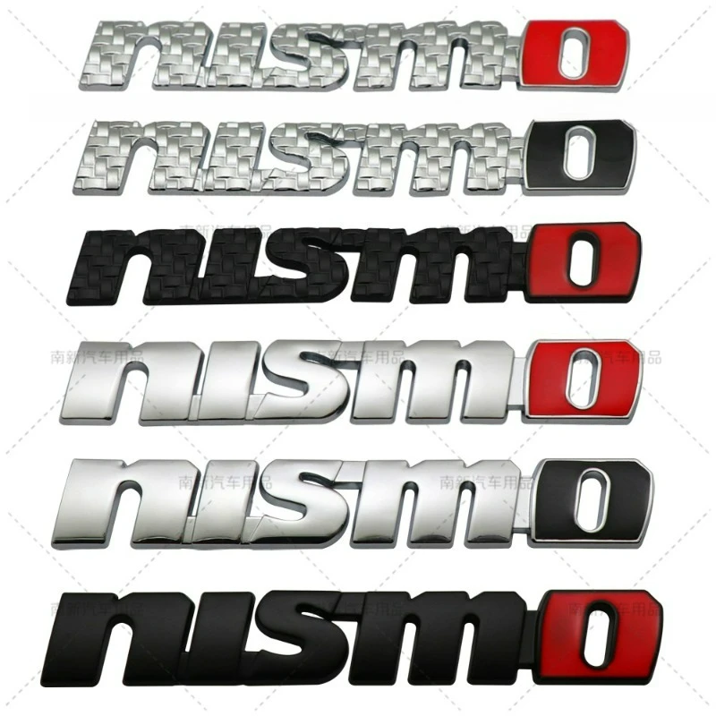 

High-quality Modification 3D Metal Car Stickers NISMO Carbon Fiber Texture Scratch Cover DIY Decorative Car Accessories