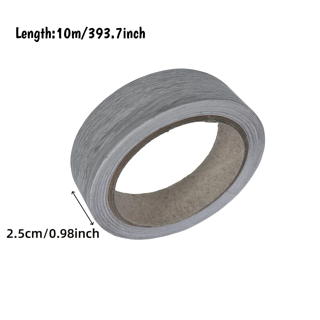1Roll 10m/393.7inch Self-adhesive Edge Banding Tape Wood Grain for Refurbishment Cabinets Seams Repair Door Frames Wall Decor