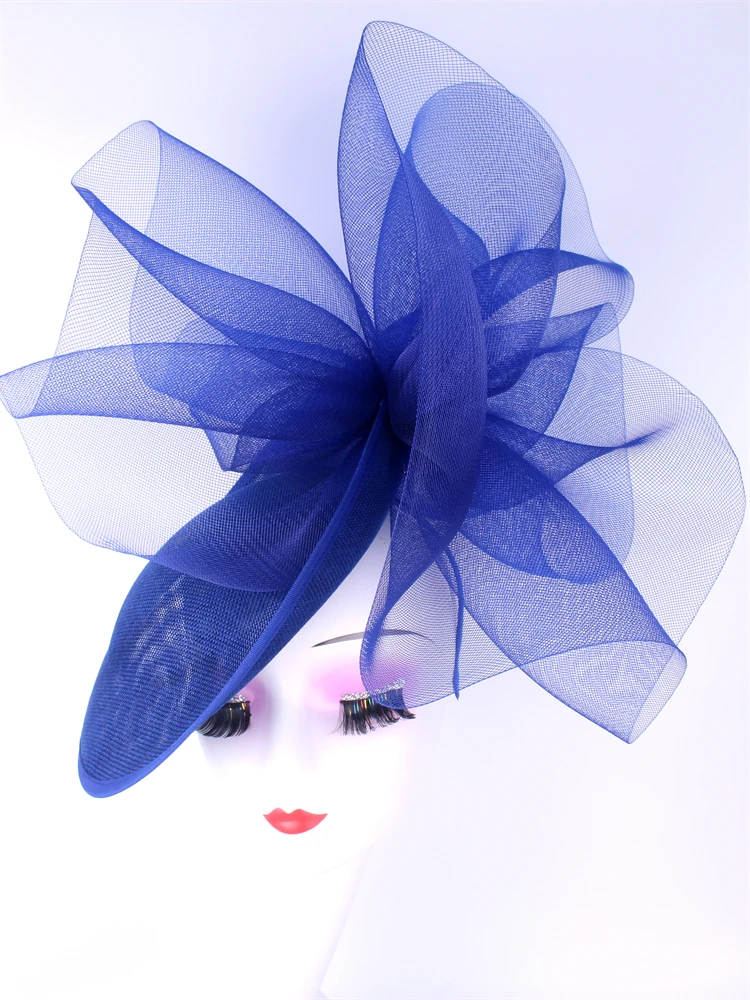 

Kentucky Derby Big Fascinator Headpieces Women Wedding Party Church Race Pillbox Fascinator Bride Veils Ladies Millinery Hats