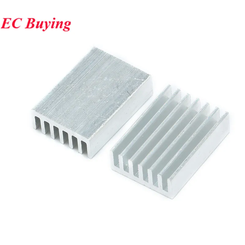 20pcs/5pcs 20*14*6mm Radiator Heatsink Cooler Cooling Fin Aluminum Heat Sink for Chip LED Power IC Transistor Module PBC 20x14x6