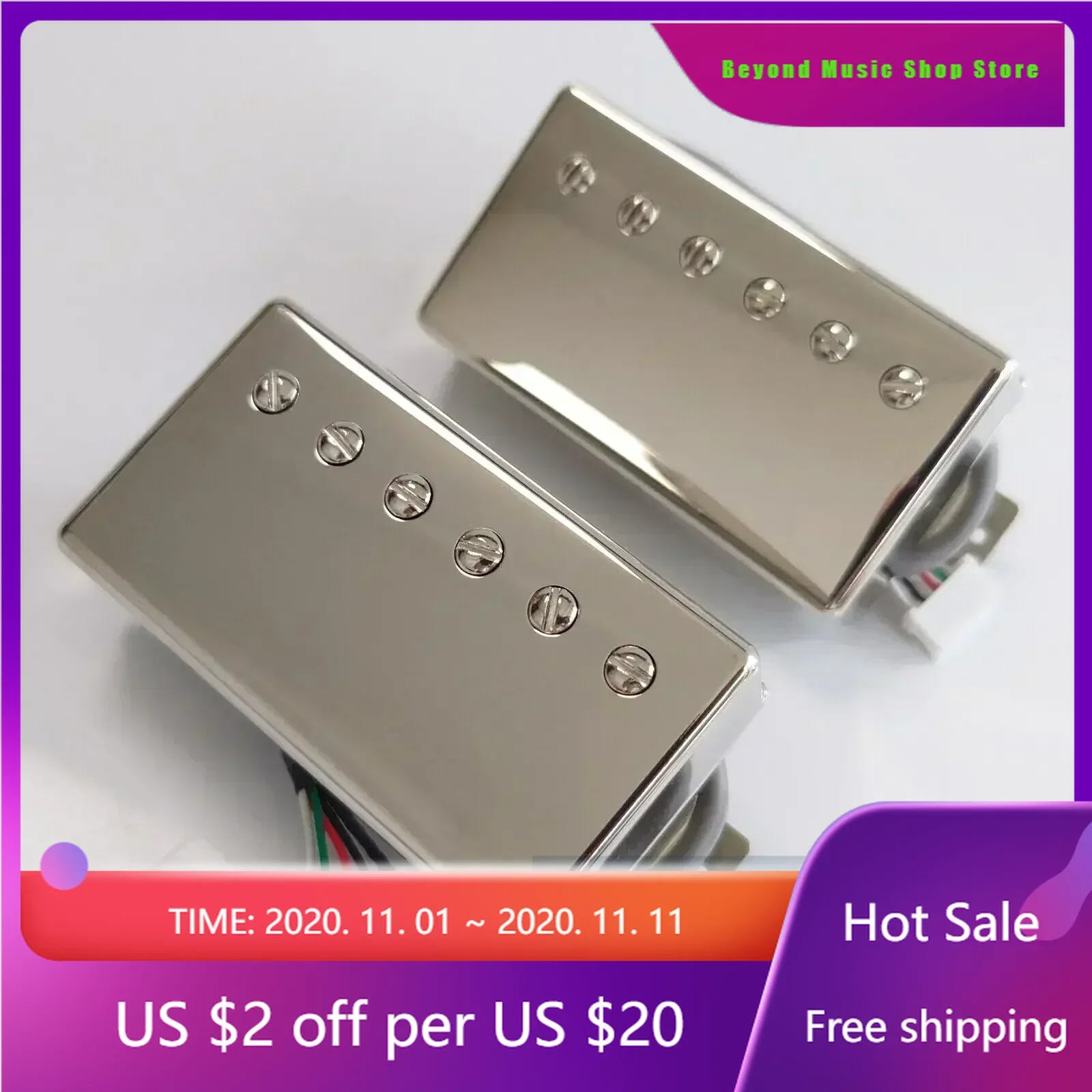

H-R Music Shop Store--"Alnico V Humbucker Pickups – BB1 & BB2 PAF Set –2V1T/2V2T Wiring Harness – Compatible with LP Guitars"