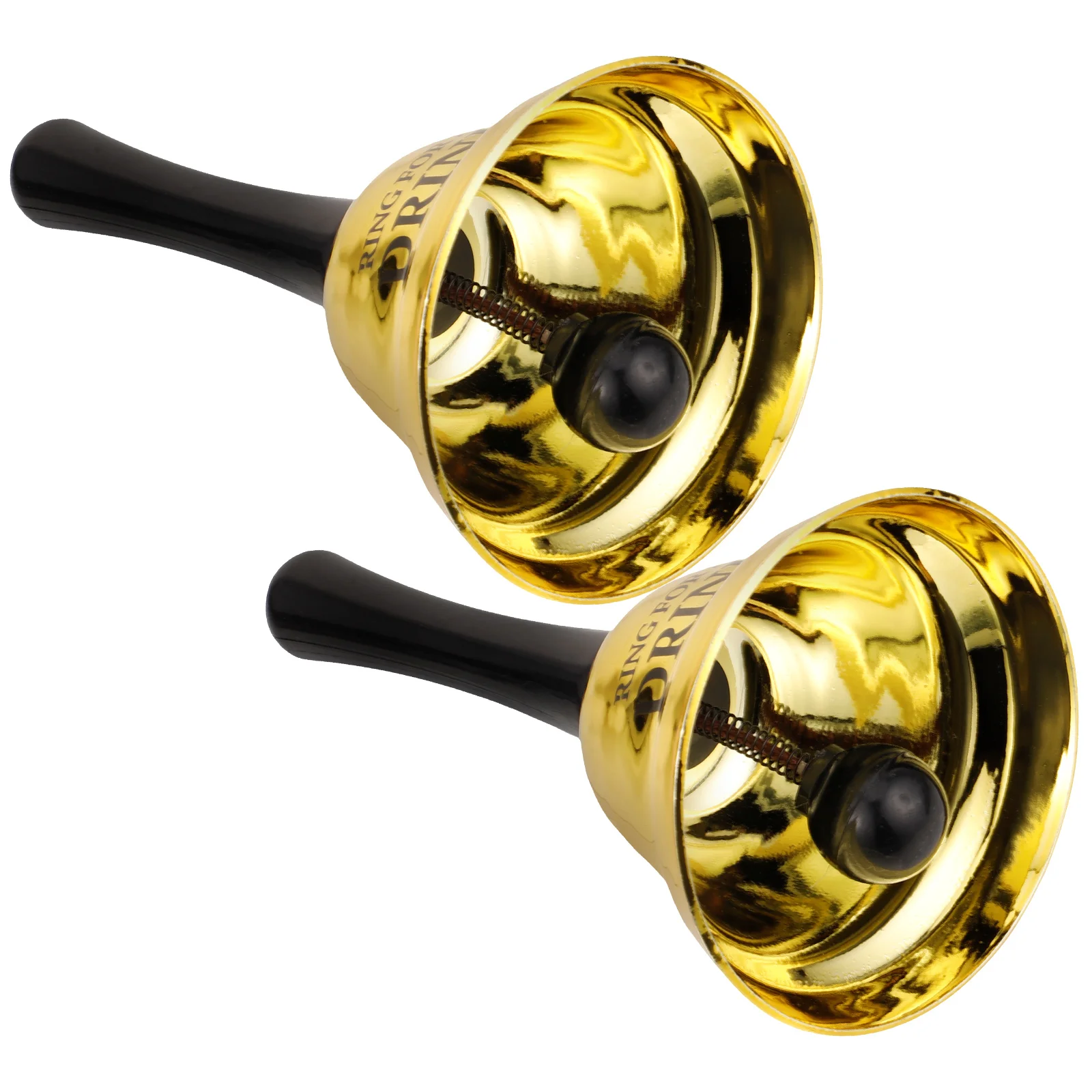 

2pcs Bell Alphabet Premium Metal Retro Dinner Service Handheld Restaurant Restaurant Call Bell Call Bachalor Gifts