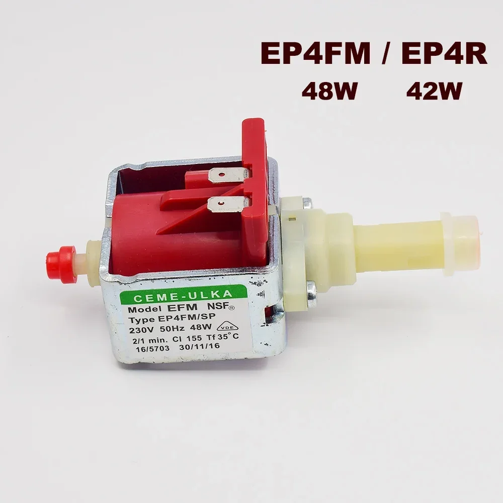 Micro ULKA EP4FM/EP4R AC 230V Electromagnetic Solenoid Pump Water Plunger Pump High Pressure Flow for Espresso Coffee Machine