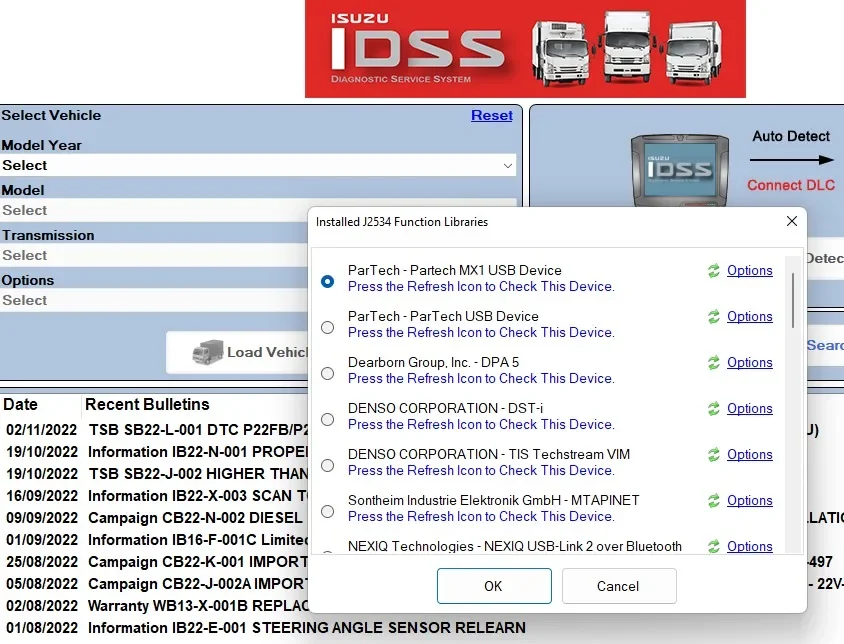 

Спекдиапазон для диагностической сервисной системы Isuzu (US IDSS) [02.2025]+Keygen