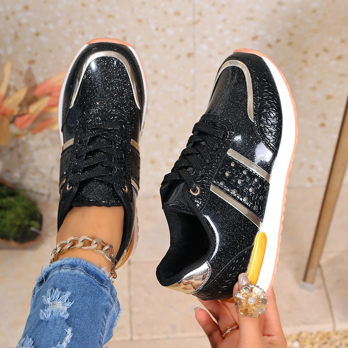 

Женские кроссовки Уличные кроссовки Женская дышащая дизайнерская обувь для женщин Летняя мода Повседневные легкие лоферы Zapatos De Mujer