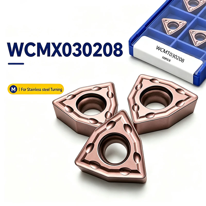 Inserts For U-Drill WCMX030208 WCMX040208 WCMX050308 WCMT06T308 WCMT080412 Special For Stainless Steel