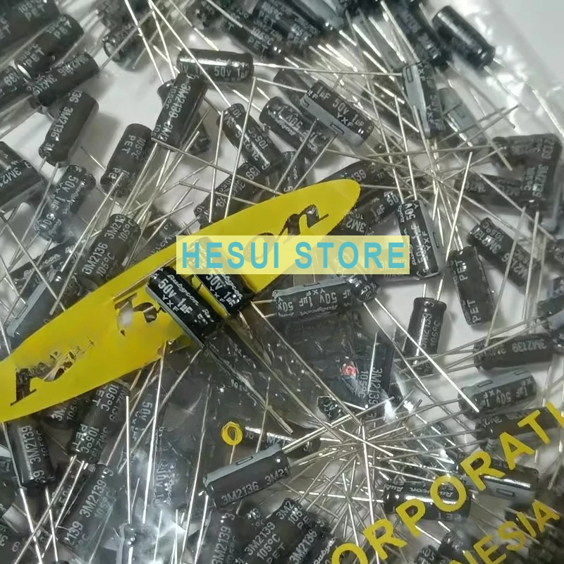 10PCS Electrolytic capacitor 50V100UF 8X11.5 ZLH high frequency low resistance 105 degrees UBYCON