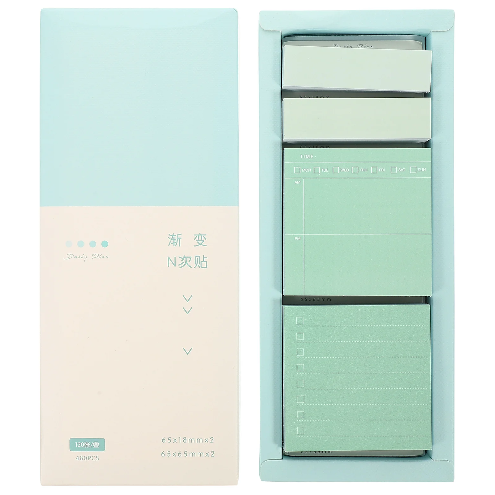 

1 Box Multi-Use Sticky Tabs Smooth Writing Memo Pads Self-Adhesive Label Stickers For Books Files Portable Compact Tearable