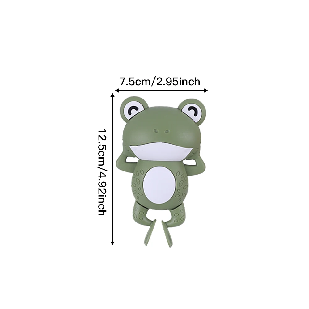 Baby Shower Clockwork Cute Animal Swimming Frog When Baby Bath In Bathroom Baby Water Toy Kids Clockwork Bath Toys Bathroom Toys