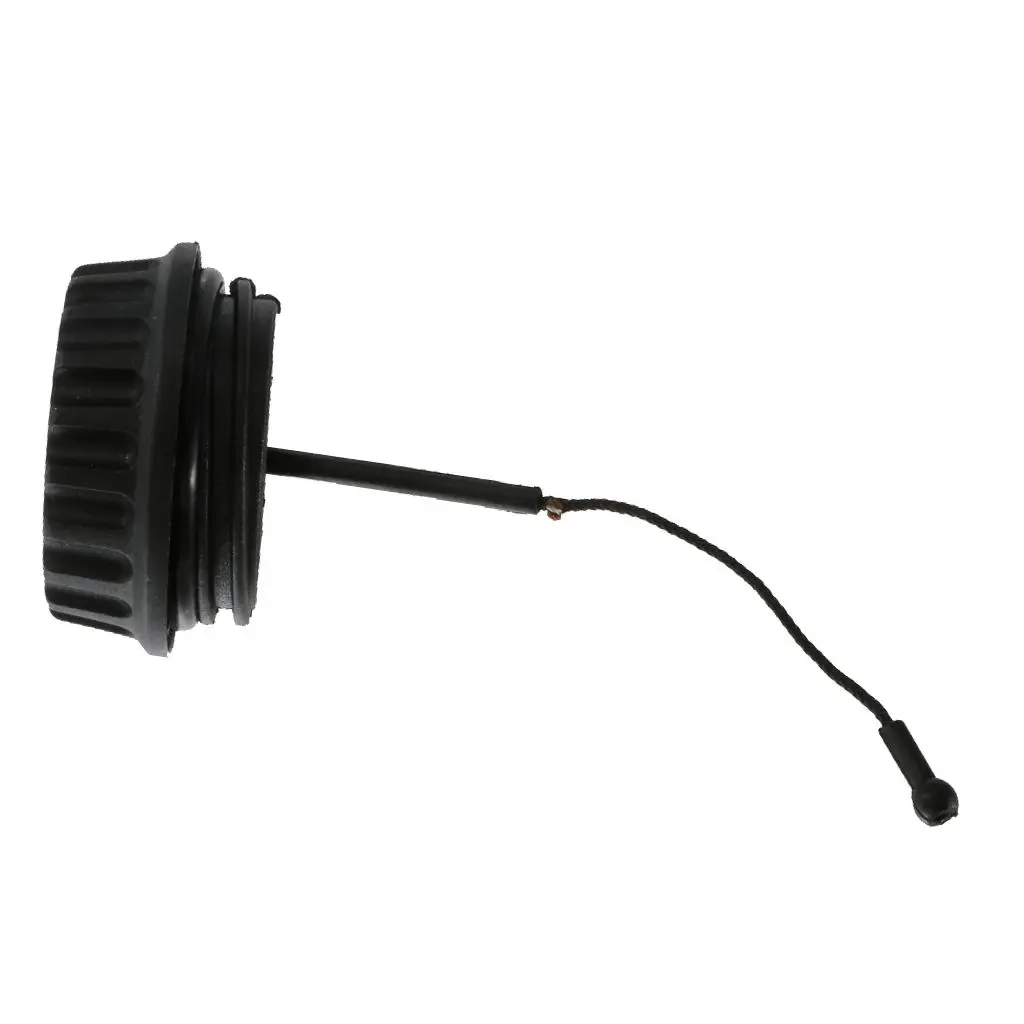 Durable Plastic Chainsaw Oil Fuel Cap Black Spare Part for MS660 066 064 640 Fits Petrol Chainsaw Yard and Forestry Tasks