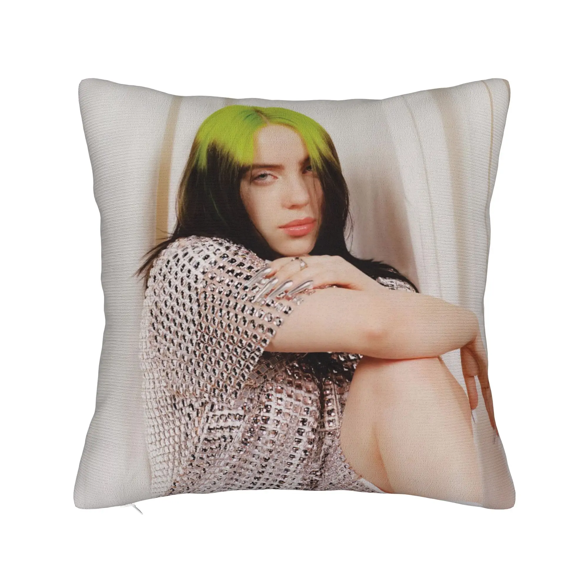 Billies Hit Me Hard And Soft Pillowcase Soft Fabric Cushion Cover Decorative  Throw Pillow Case Cover Car Zipper 40X40cm