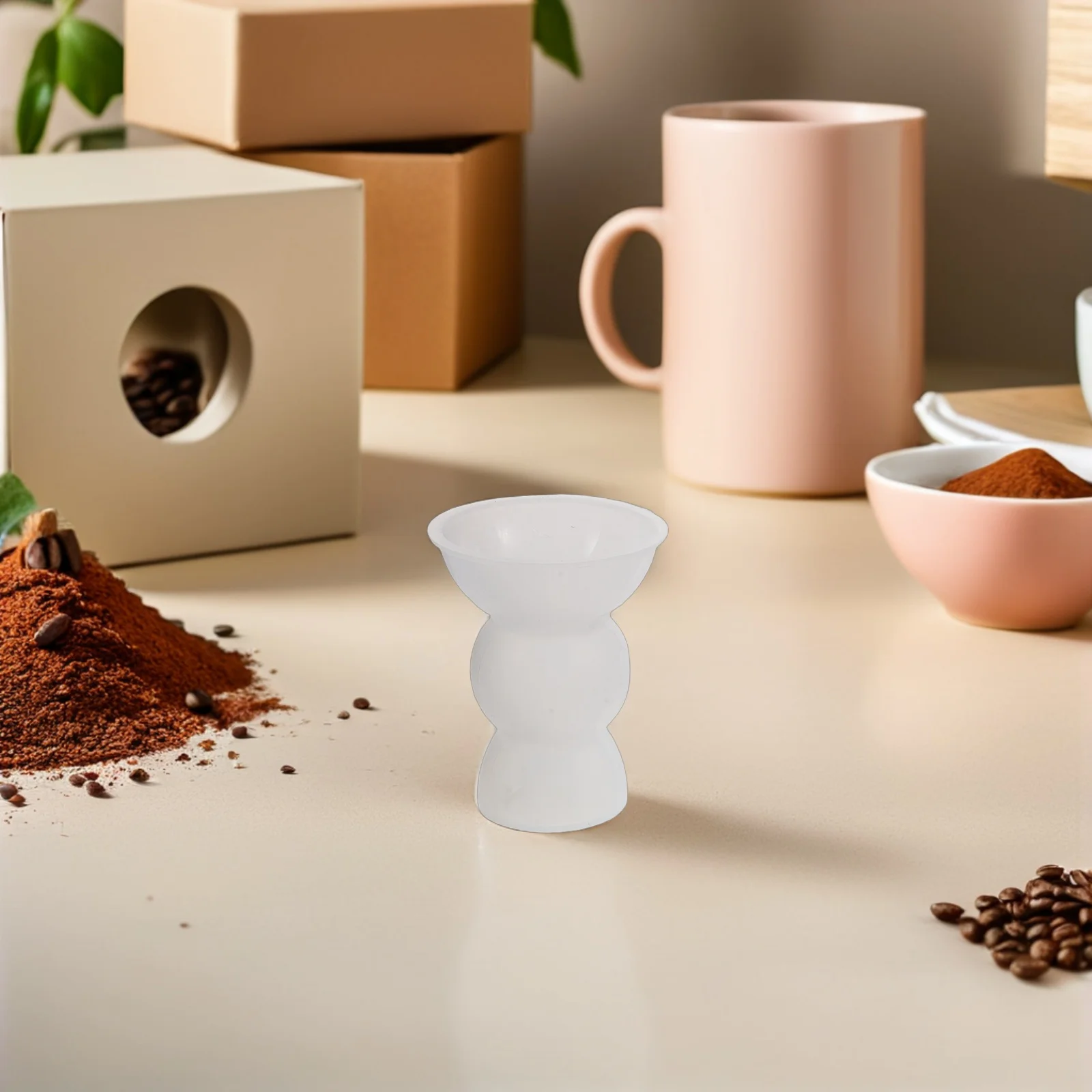 

5Pcs Silicone Base Molds Resin Casting Elegant Stacked Design DIY Projects Wedding Decorations Candlestick Silicone Mold