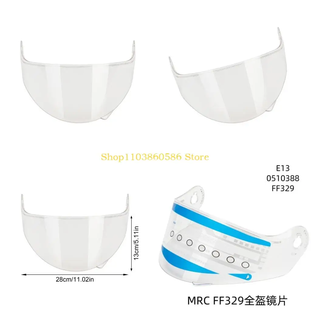 

242A Motorcycle helmets Wind Shield helmets Lens Sun Protections visors Shield Full Face Fit for MRC FF329 Helmets