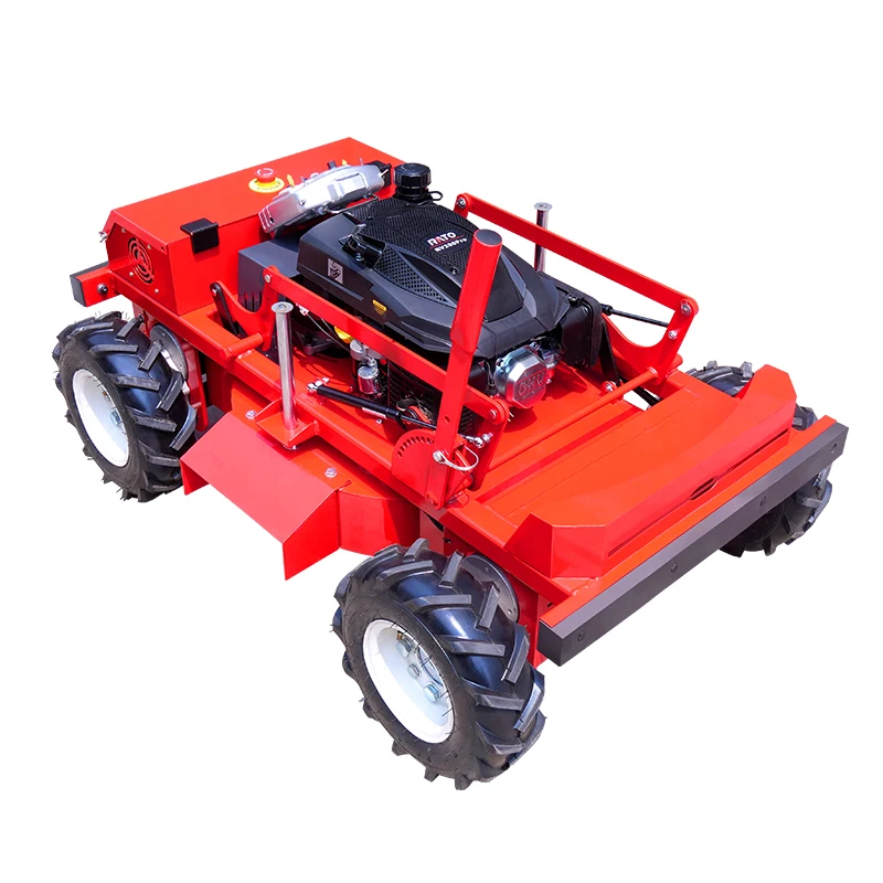 Customized Remote Control Crawler Lawn Mower Grass Trimmer Robot Lawn Mower for Sale