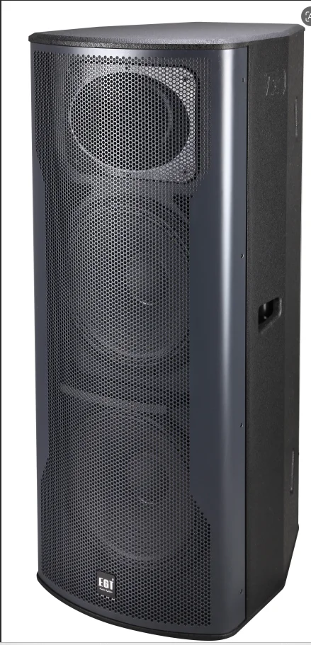 GF-218B Dual 18 Inch 1200W Passive Subwoofer High SPL Stable Bass for Professional Stage Audio